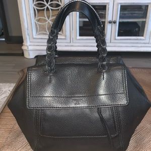 Tory Burch Mini Half Moon Leather Satchel